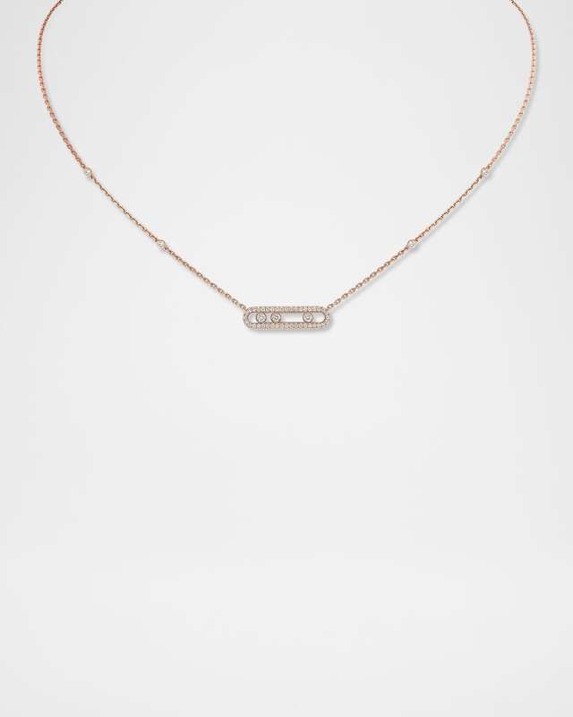 BABY MOVE PAVE DIAMOND NECKLACE